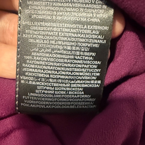 Aidan by Aidan Mattox Purple Asymmetrical Pleated Midi Dress Size 0 - Picture 15 of 15